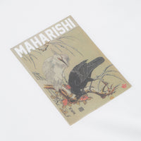 Maharishi Black Crow White Heron T-Shirt in White thumbnail