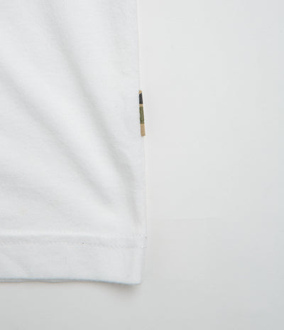 Maharishi Embroidered Black Crow White Heron T-Shirt in White