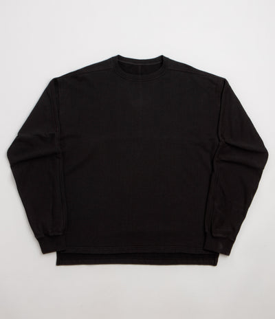 Maharishi Hemp Cotton Kurta Crewneck Sweatshirt - Black