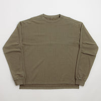 Maharishi Hemp Cotton Kurta Crewneck Sweatshirt - Olive thumbnail
