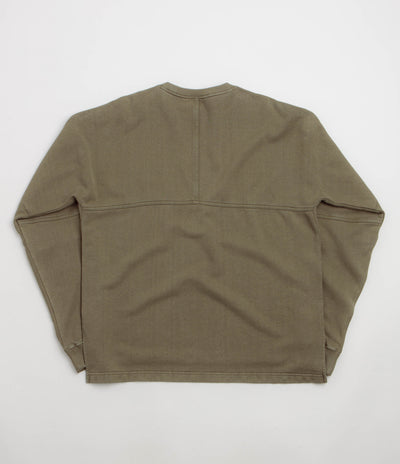 Maharishi Hemp Cotton Kurta Crewneck Sweatshirt - Olive