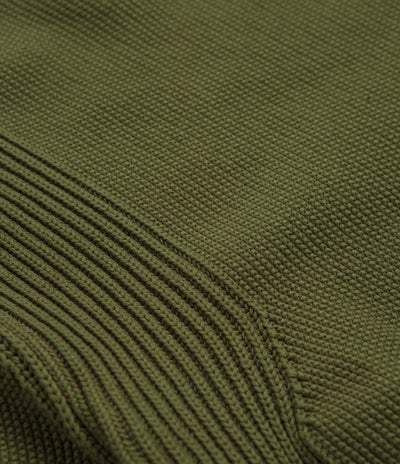 Maharishi Knitted Crewneck Sweatshirt in Olive