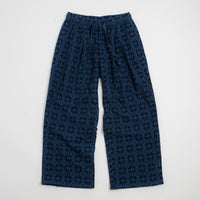 Maharishi Komon Aizome Loose Track Pants - Blue thumbnail