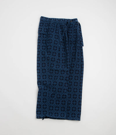 Maharishi Komon Aizome Loose Track Pants - Blue