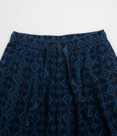 Maharishi Komon Aizome Loose Track Pants - Blue