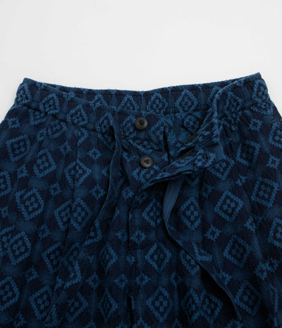 Maharishi Komon Aizome Loose Track Pants - Blue
