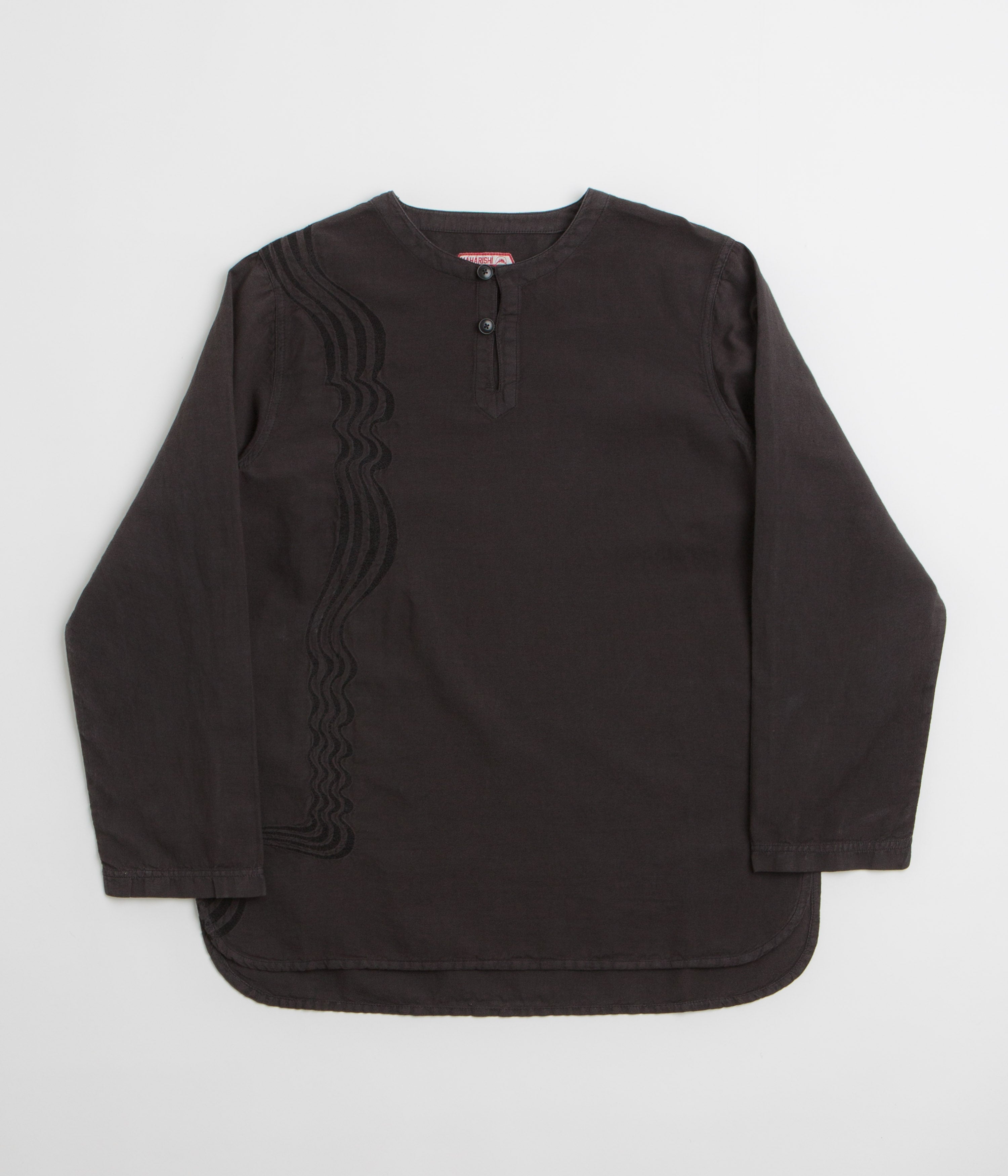 Maharishi Kurta Shirt in Black