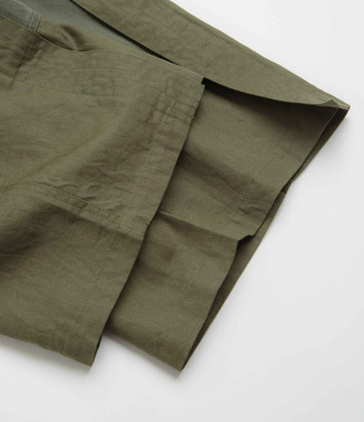 Maharishi M42 Hakama Cropped Track Pants in Olive