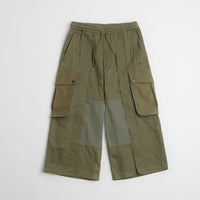 Maharishi M42 Hakama Cropped Track Pants in Olive thumbnail