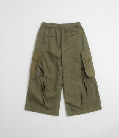Maharishi M42 Hakama Cropped Track Pants in Olive