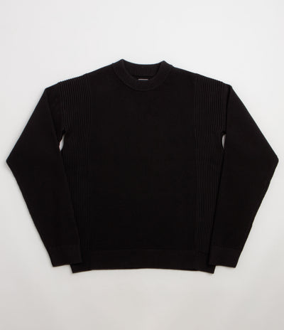 Maharishi Maharishi Knitted Crewneck Sweatshirt - Black