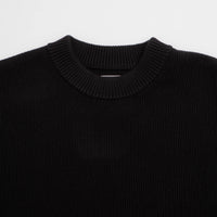Maharishi Maharishi Knitted Crewneck Sweatshirt - Black thumbnail