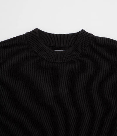 Maharishi Maharishi Knitted Crewneck Sweatshirt - Black