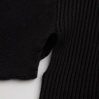 Maharishi Maharishi Knitted Crewneck Sweatshirt - Black thumbnail