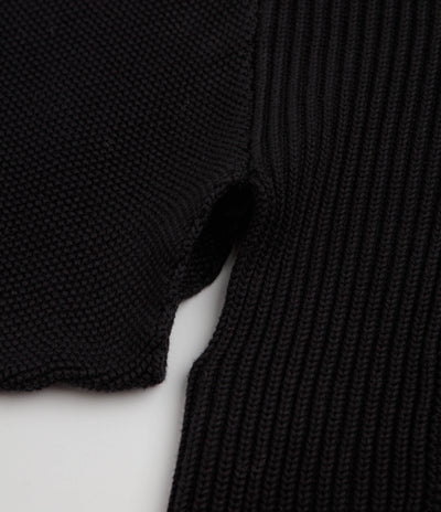Maharishi Maharishi Knitted Crewneck Sweatshirt - Black