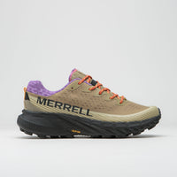 Merrell Agility Peak 5 Shoes in Khaki and Dewberry thumbnail