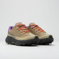 Merrell Agility Peak 5 Shoes in Khaki and Dewberry thumbnail