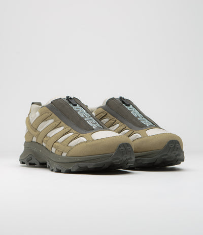 Merrell Moab Speed Zip GTX SE Shoes in Coyote and Olive