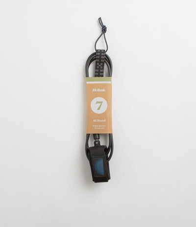 Mollusk All Round 6ft Surfboard Leash in Black