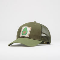 Mollusk Avocado Patch Trucker Cap in Olive thumbnail