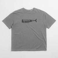 Mollusk Big Whale T-Shirt in Heather Grey thumbnail