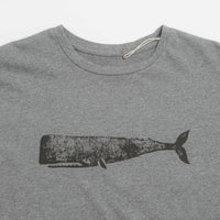 Mollusk Big Whale T-Shirt in Heather Grey thumbnail