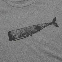 Mollusk Big Whale T-Shirt in Heather Grey thumbnail