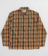 Mollusk Builder Shirt in Redwood Plaid