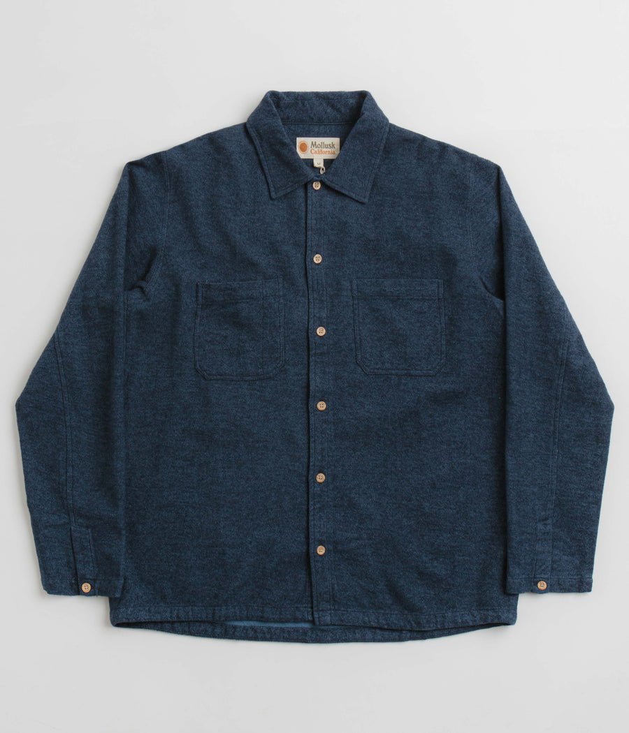 Mollusk Builder Shirt in True Blue