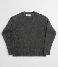 Mollusk Cambridge Sweatshirt in Charcoal Tipped