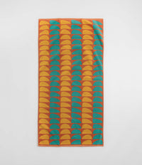 Mollusk Chaos Towel in Orange Multi