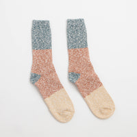 Mollusk Colour Block Utility Socks - Earth thumbnail