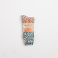 Mollusk Colour Block Utility Socks - Earth thumbnail