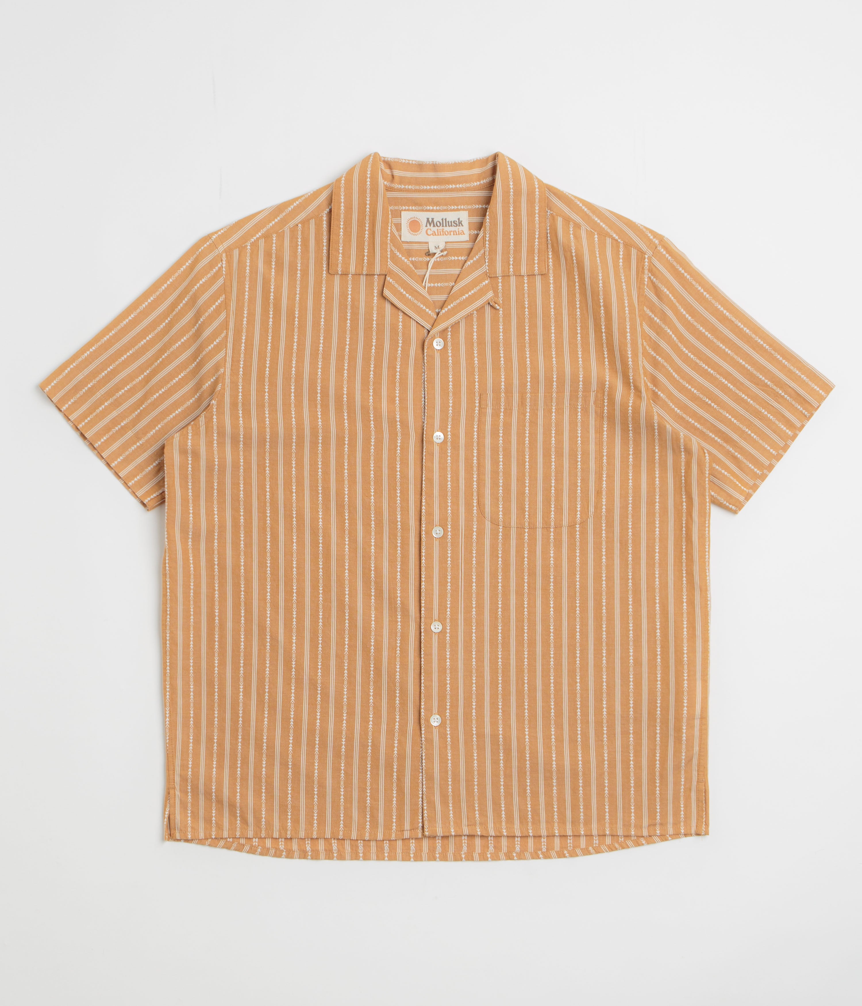 Mollusk Cosmo Shirt in Mustard Dobby