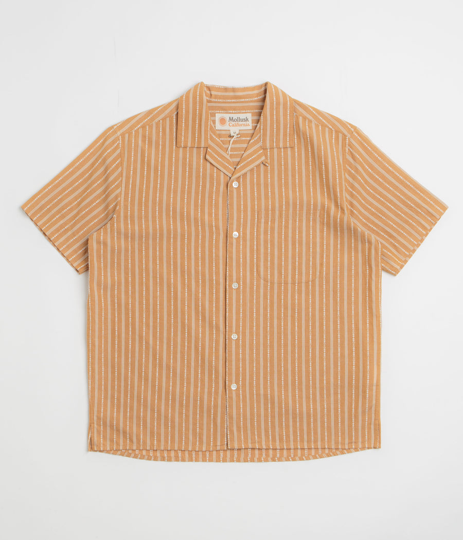 Mollusk Cosmo Shirt in Mustard Dobby