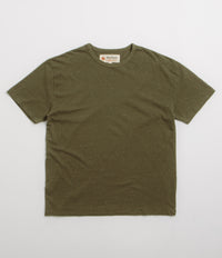 Mollusk Cosmos T-Shirt in Dark Mash Green