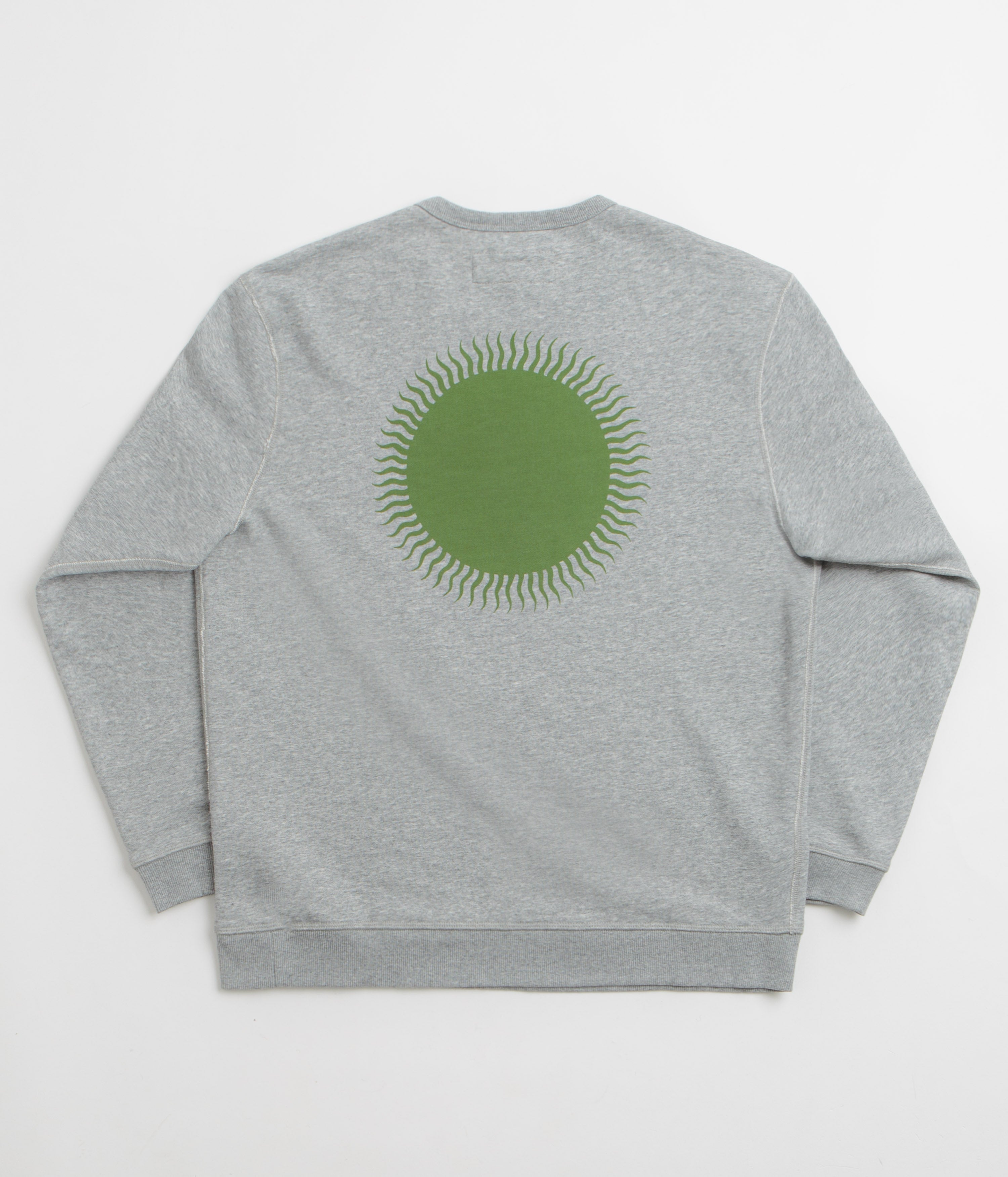 Mollusk Country Sun Crewneck Sweatshirt in Heather Grey