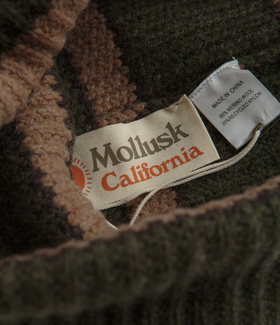 Mollusk County Cork Beanie in Moss Green