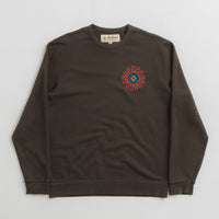 Mollusk Dazy Sun Crewneck Sweatshirt in Faded Black thumbnail