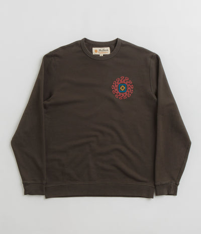 Mollusk Dazy Sun Crewneck Sweatshirt in Faded Black