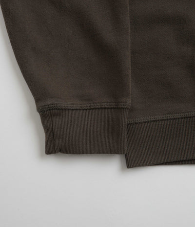 Mollusk Dazy Sun Crewneck Sweatshirt in Faded Black