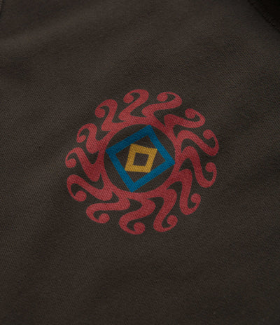 Mollusk Dazy Sun Crewneck Sweatshirt in Faded Black