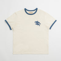 Mollusk Dolphins Ringer T-Shirt - Natural / Navy thumbnail