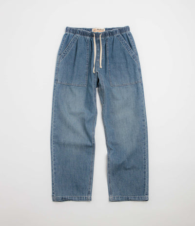 Mollusk Drawstring Salvador Pants - Vintage Indigo Denim