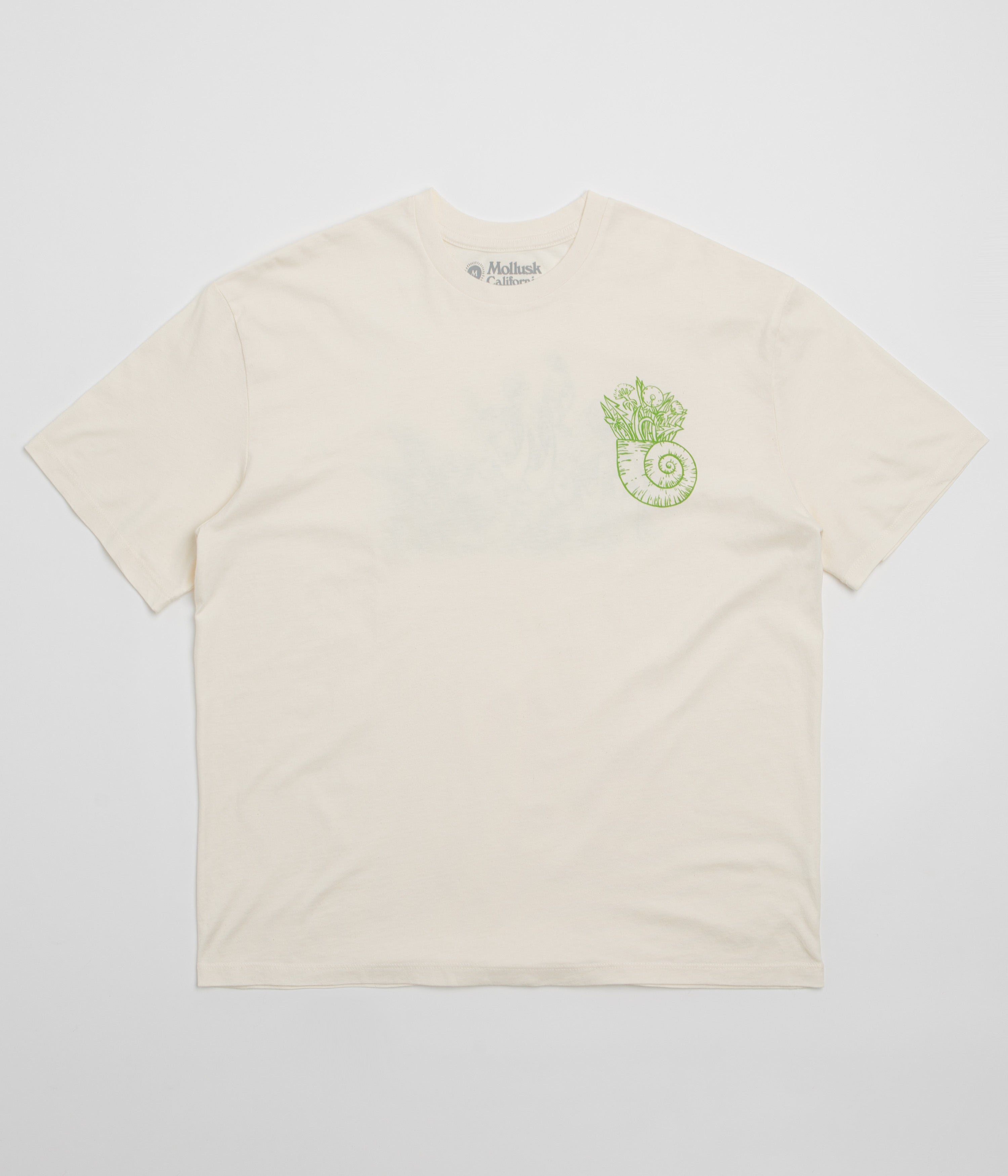 Mollusk Earth Ship T-Shirt - Antique White