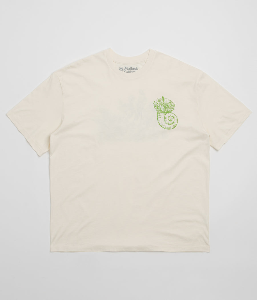 Mollusk Earth Ship T-Shirt - Antique White