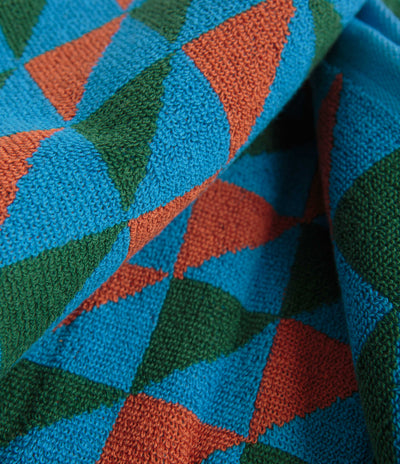 Mollusk Graphis Towel in Blue Multi