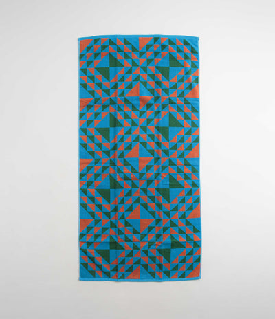 Mollusk Graphis Towel in Blue Multi