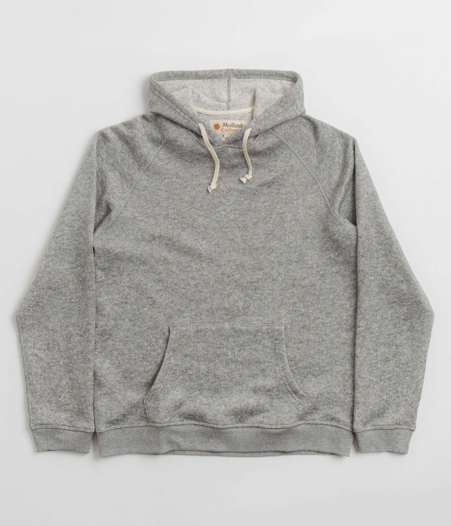 Mollusk Heathered Hoodie in Grey