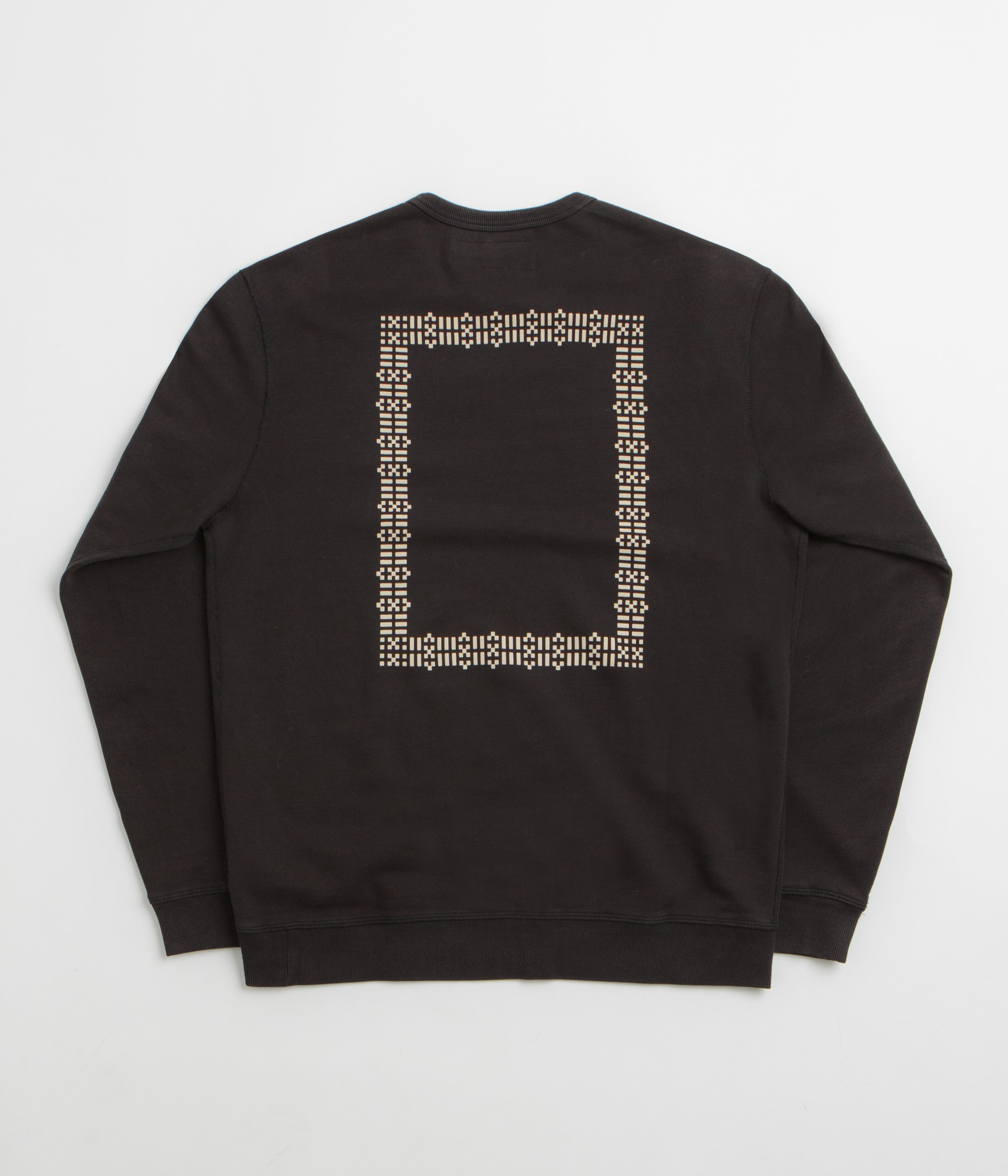 Mollusk Helix Crewneck Sweatshirt in True Black